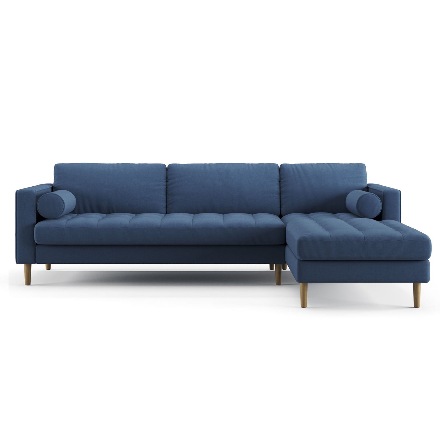 Palo Sofa T | L-Shaped Sectional with Chaise (8.25 feet length) | Tufted
