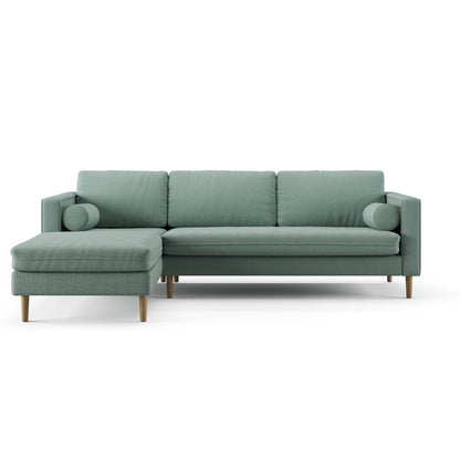 Palo Sofa | L-Shaped Right Sectional with Chaise (8.25 feet length) | Removable Fabrics