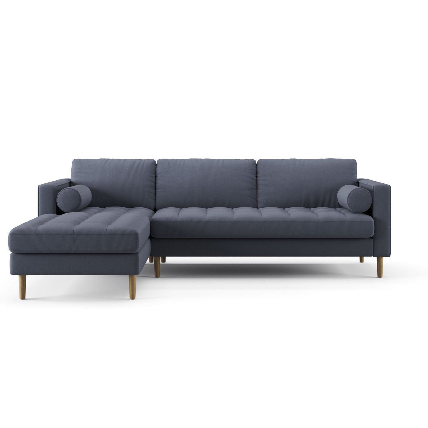 Palo Sofa T | L-Shaped Right Sectional with Chaise (8.25 feet length) | Tufted