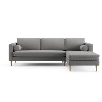 Palo Sofa | L-Shaped Right Sectional with Chaise (8.25 feet length) | Removable Fabrics