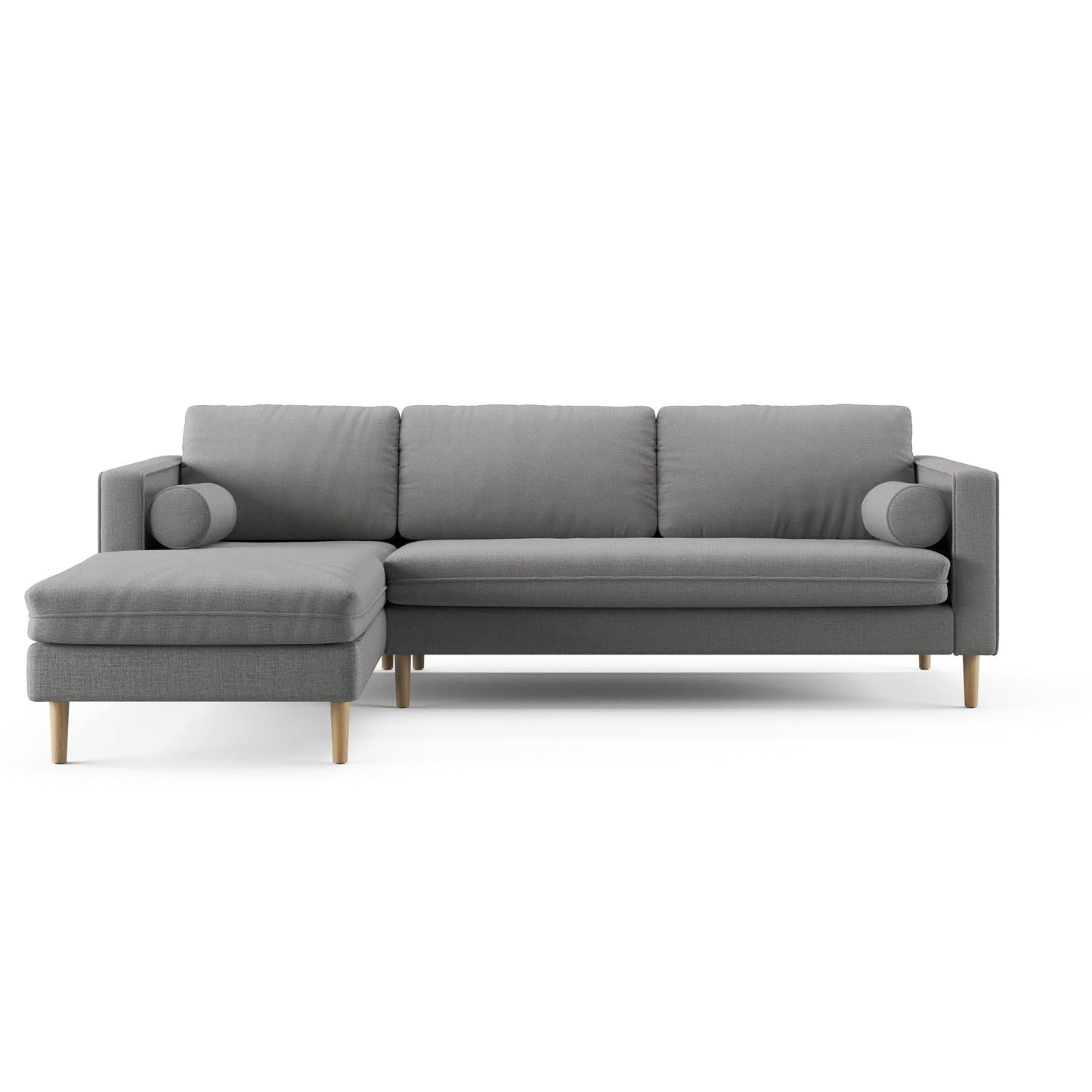 Palo Sofa | L-Shaped Right Sectional with Chaise (8.25 feet length) | Removable Fabrics