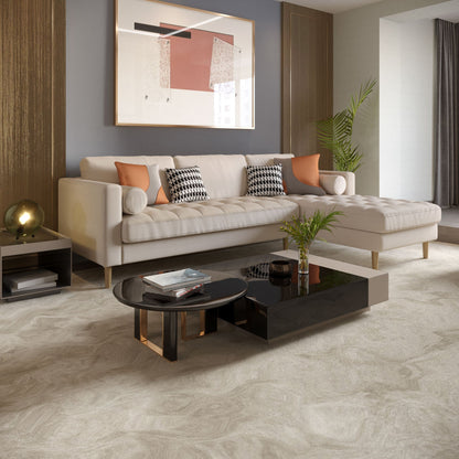 Palo Sofa T | L-Shaped Right Sectional with Chaise (8.25 feet length) | Tufted