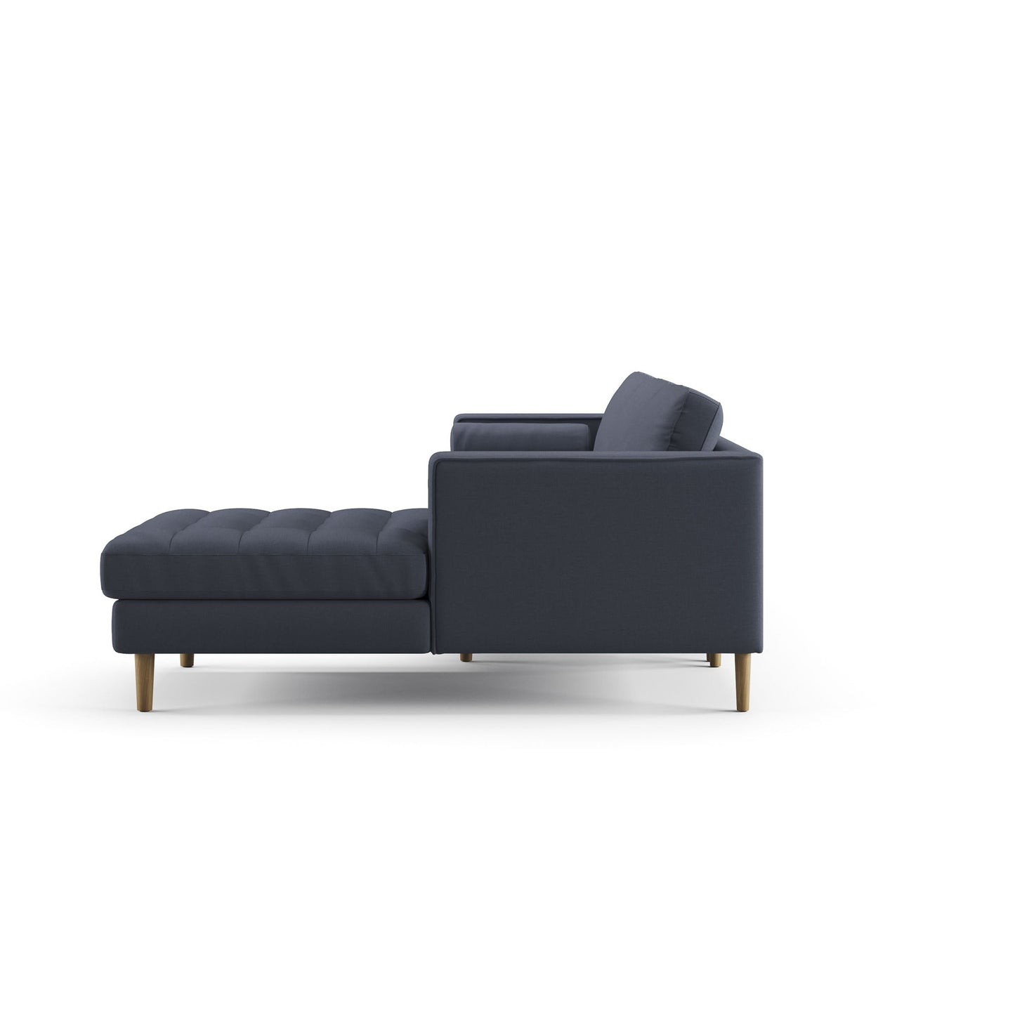 Palo Sofa T | L-Shaped Right Sectional with Chaise (8.25 feet length) | Tufted