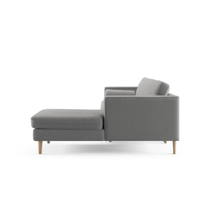 Palo Sofa | L-Shaped Right Sectional with Chaise (8.25 feet length) | Removable Fabrics