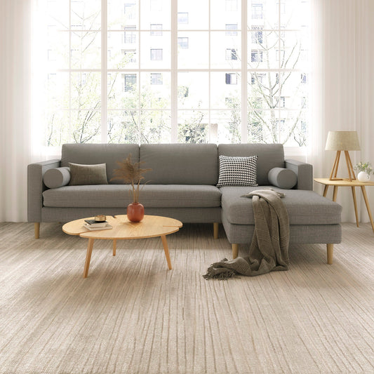 Palo Sofa | L-Shaped Sectional with Chaise (8.25 feet length) | Removable Fabrics