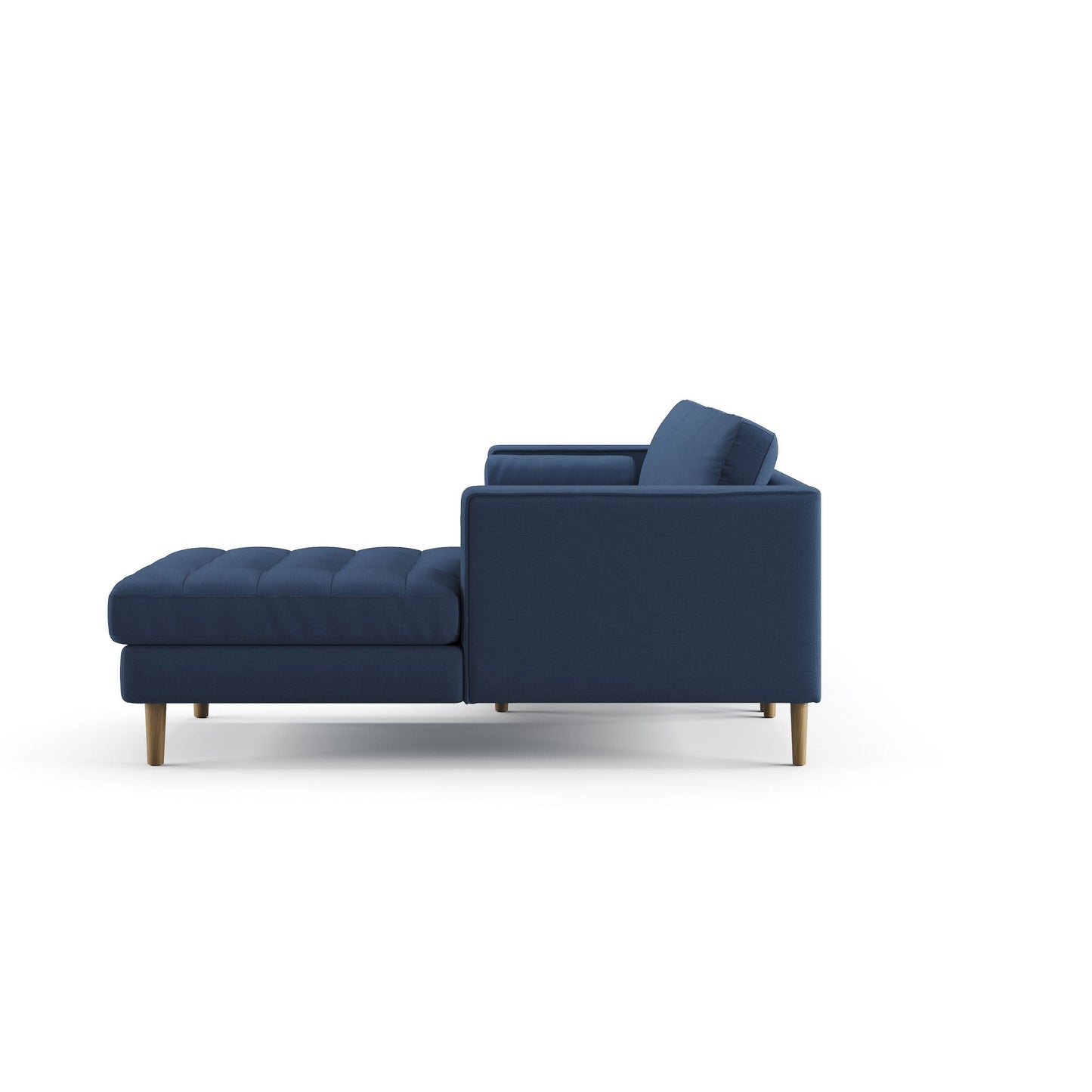 Palo Sofa T | L-Shaped Right Sectional with Chaise (8.25 feet length) | Tufted
