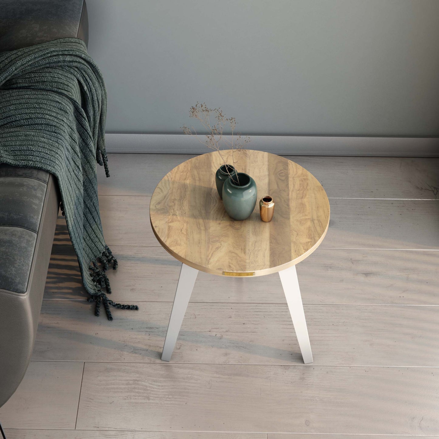 Side Table - Solid Teak Wood