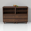 Stava Modular Credenza System | Solid Walnut/Teak/Oak Wood (4x2) | 5.5 Feet Length