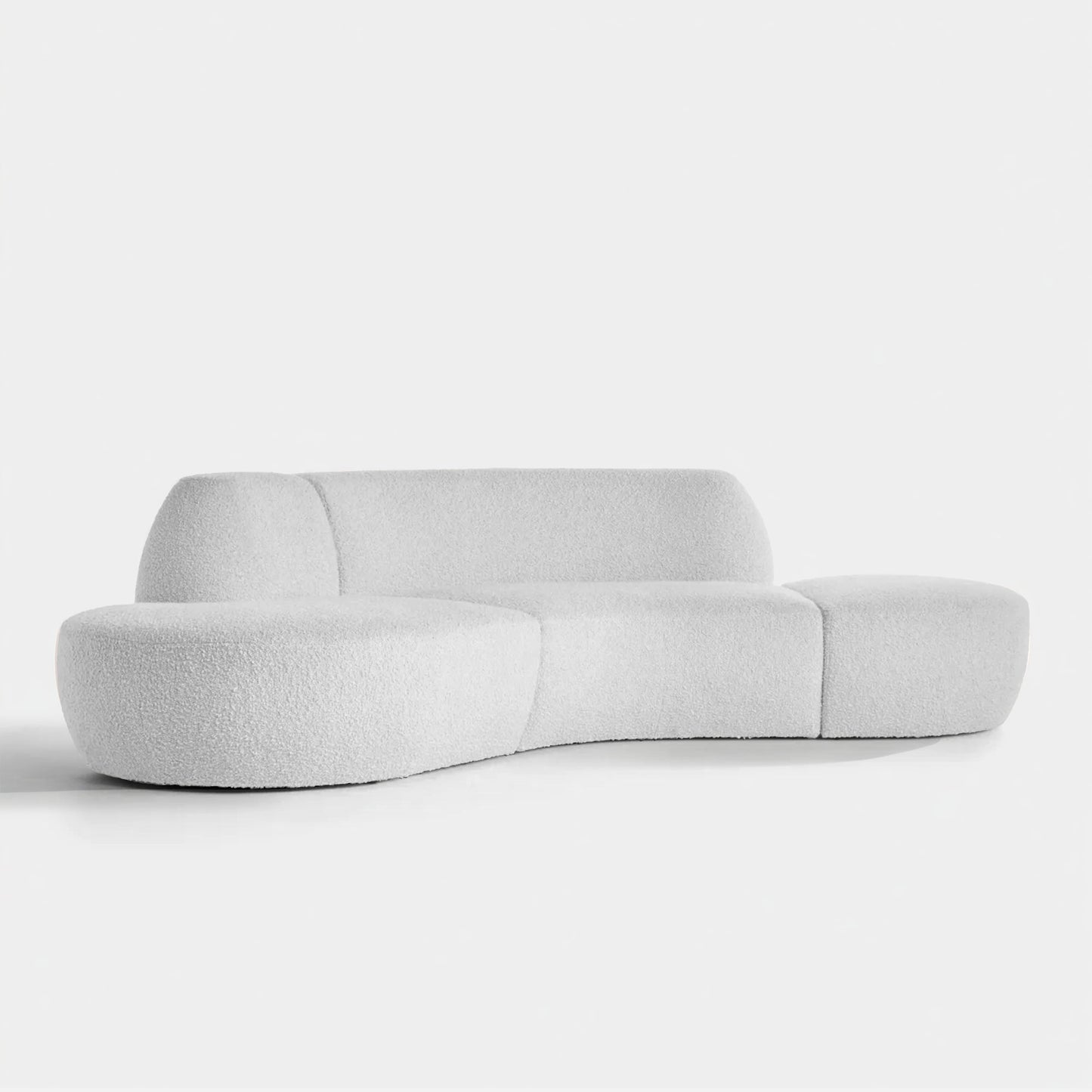 Gustavo Curvy Sectional Sofa - 115"