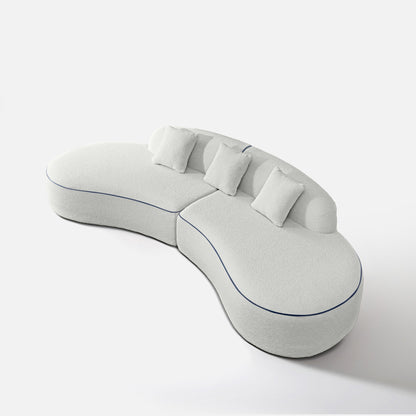 Francisco Curvy Sectional Sofa - 119"