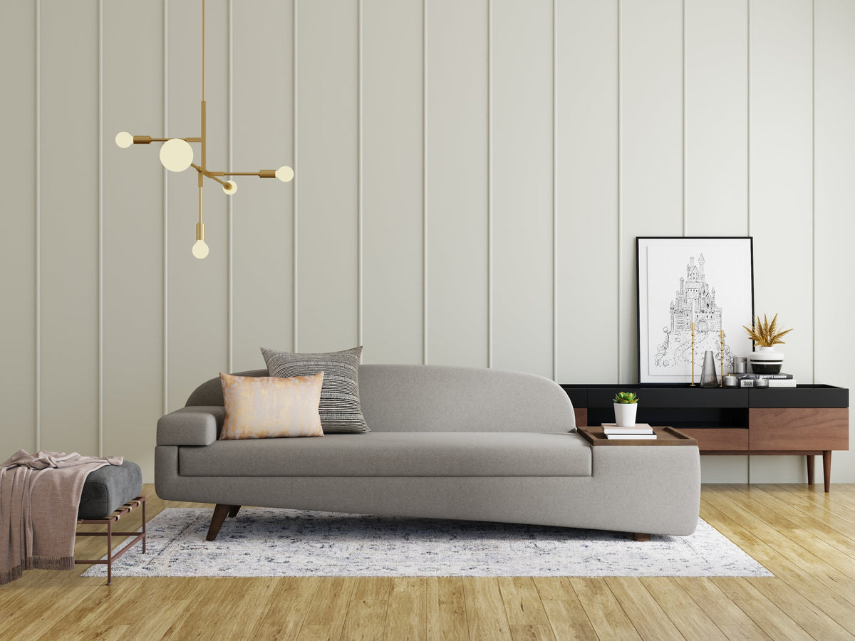 Wedge 3 Seater Sofa, Left Arm