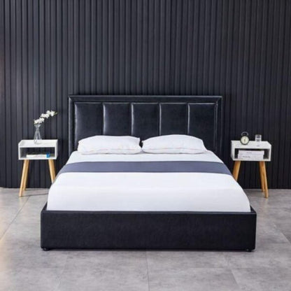 Amazon Upholstered Bed Without Storage In Leatherette