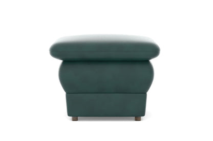 Chiffon Artificial Leather Ottoman