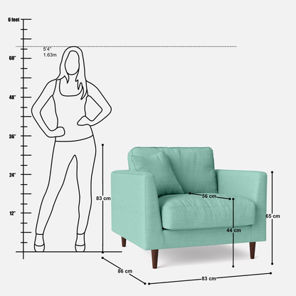 Nord 1 Seater Sofa - 32.6"