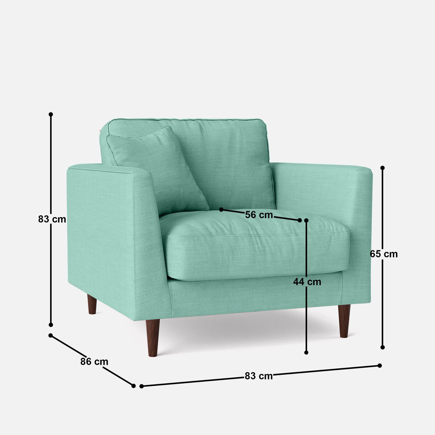 Nord 1 Seater Sofa - 32.6"