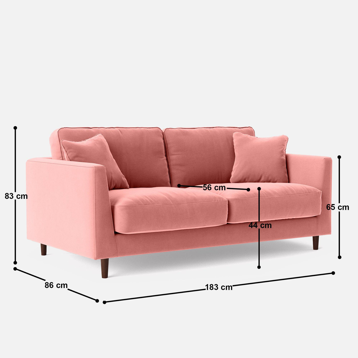 Nord Large 2.5 Seater Sofa - 72"