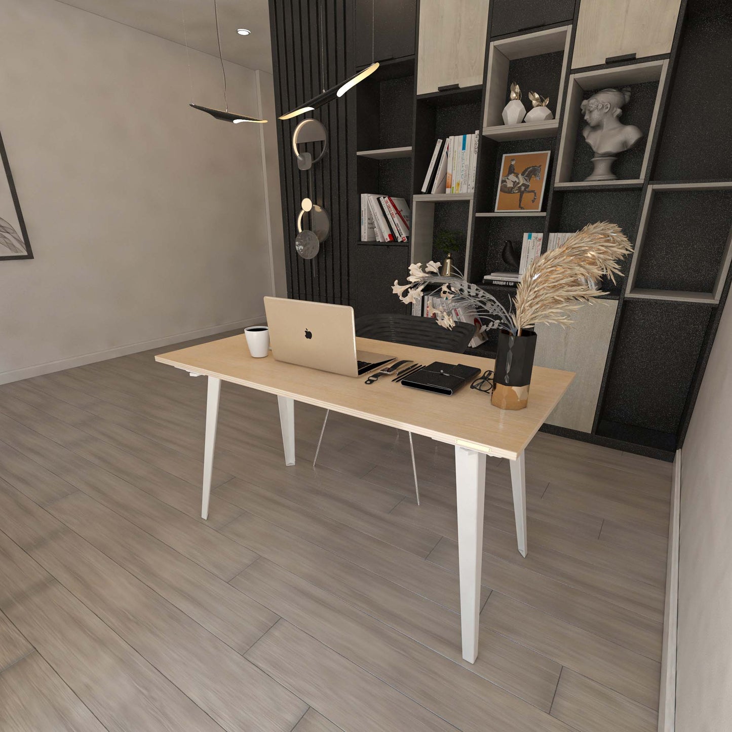 Takeshi Desk (4x2 feet) - White Oak