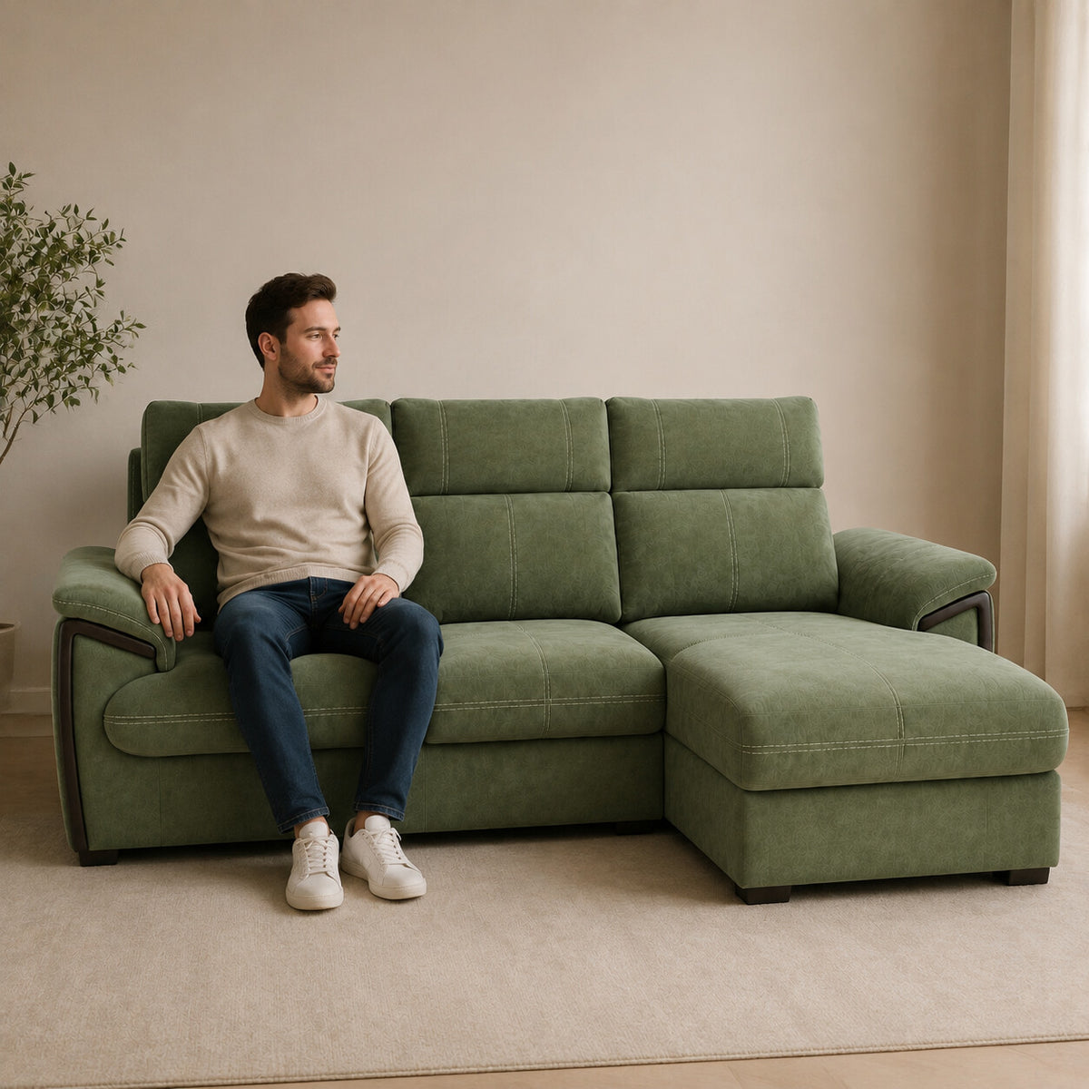 Olso sofa — 2-plus-L-Right