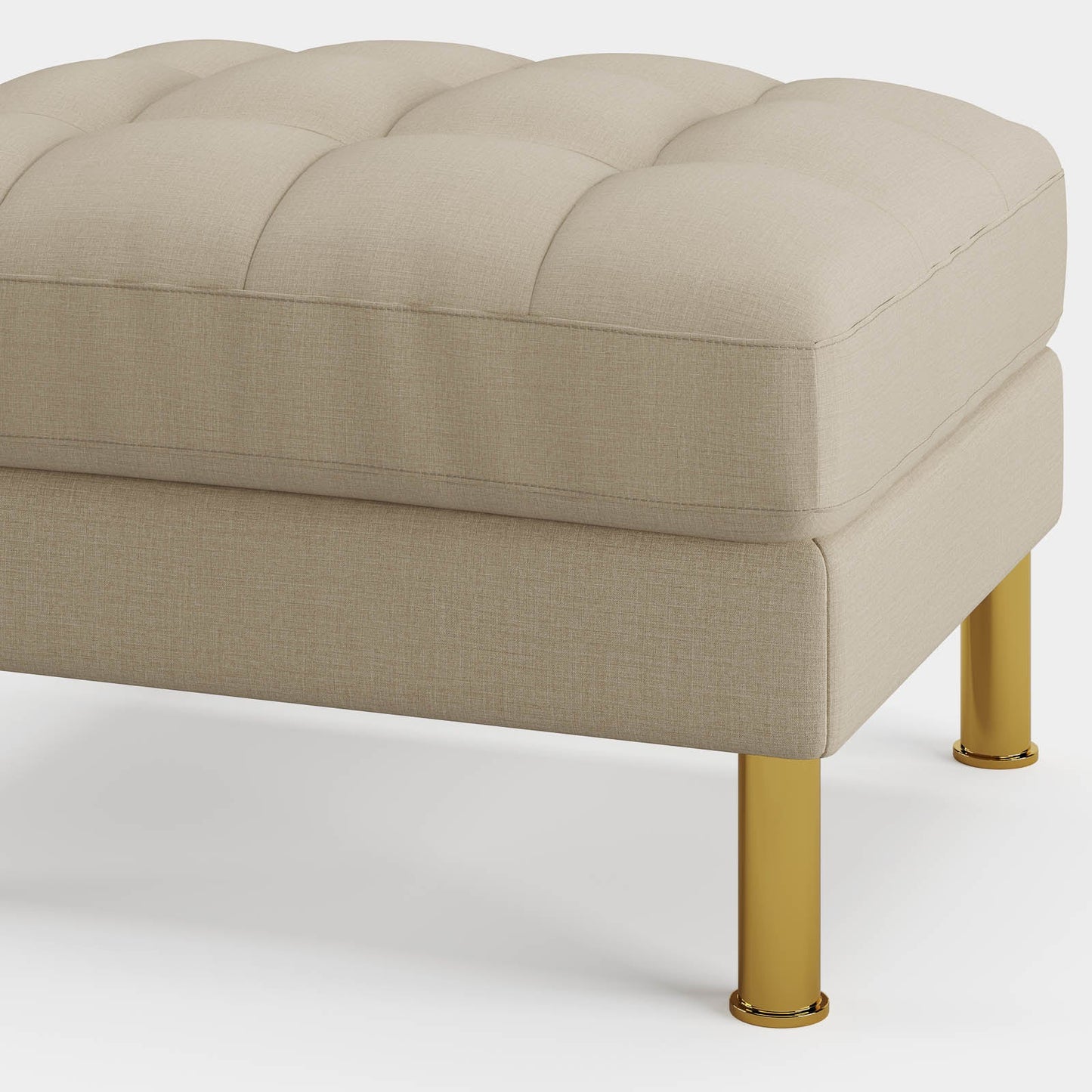 Palo Sofa Ottoman T  | 2.5 feet | Tufted