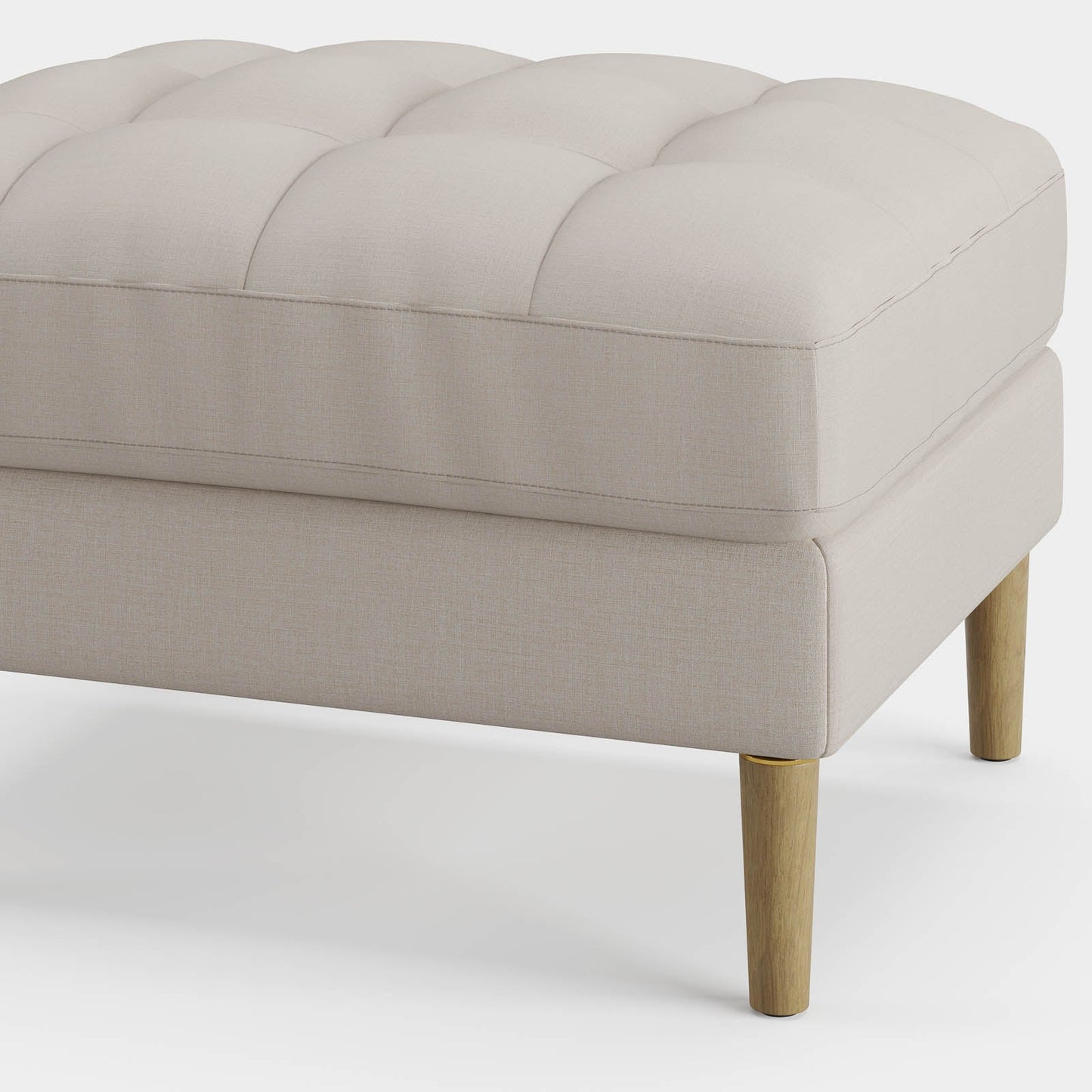 Palo Sofa Ottoman T  | 2.5 feet | Tufted