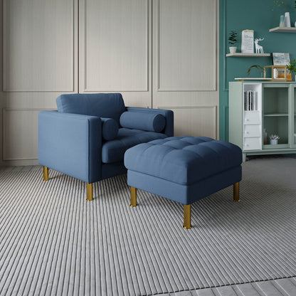 Palo Sofa Ottoman T  | 2.5 feet | Tufted