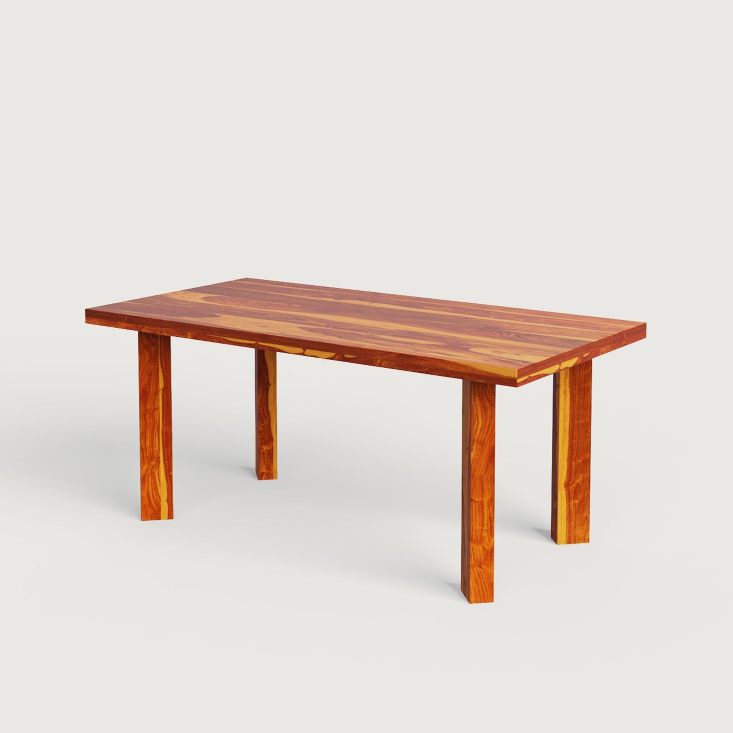 Owen Luxury Dining Table - 6 to 8 Seater Honey Sheesham