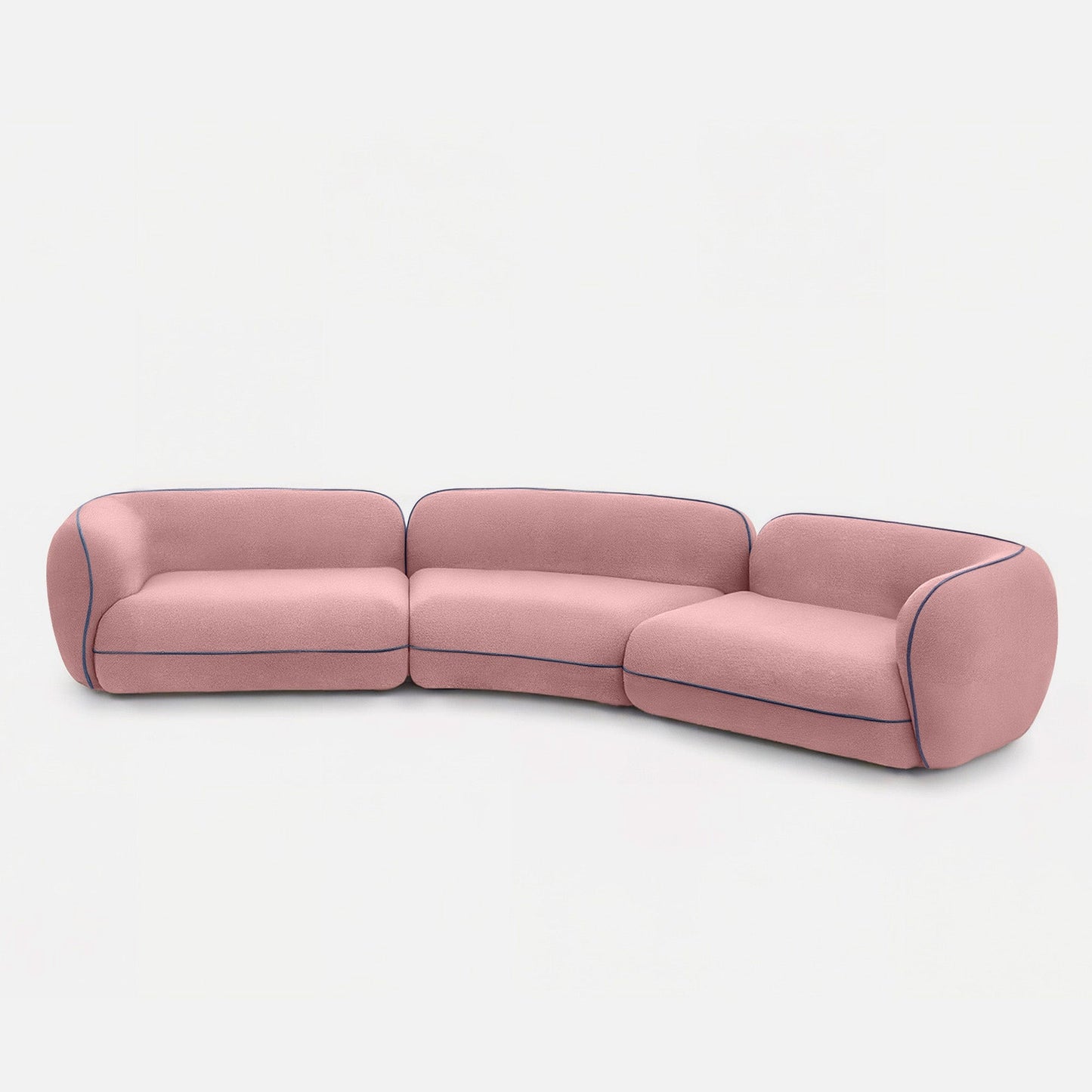 Santiago Curvy Sectional Sofa - 188"