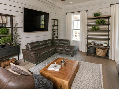 Hudson Corner Artificial Leather LHF With Chaise