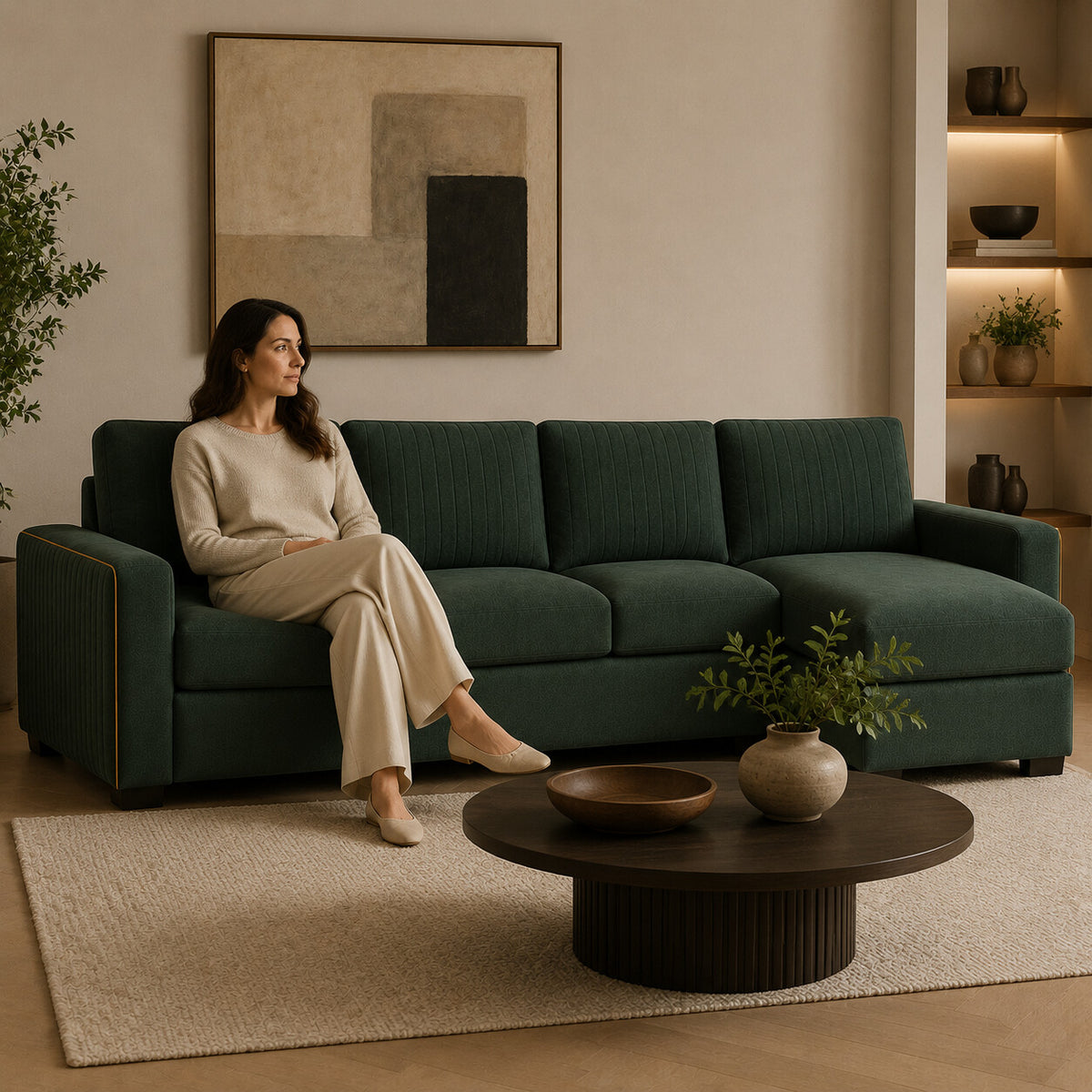 Panama sofa — 3-plus-L-Right