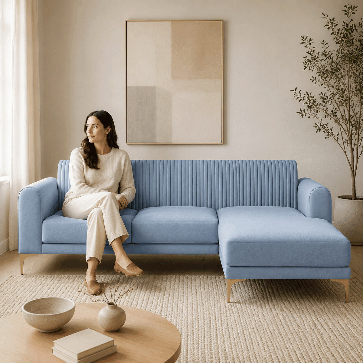 Paris sofa — 2-plus-L-Right