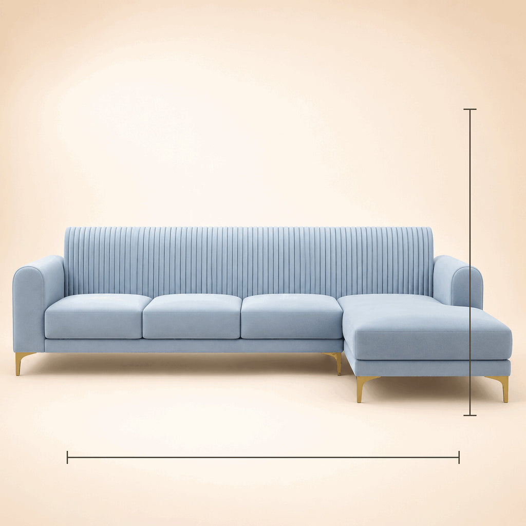 Paris sofa — 3-plus-L-Right