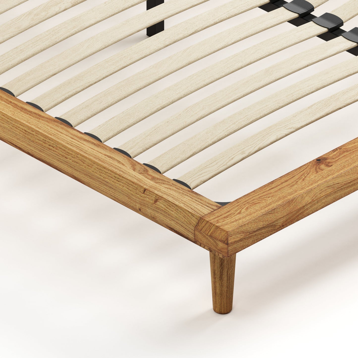 Bon Bed - Solid Teak/Walnut/Oak Wood (King)