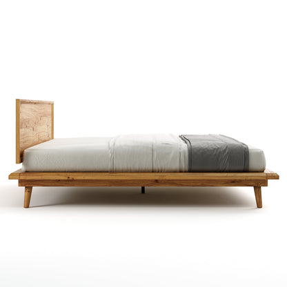 Bon Bed - Solid Teak/Walnut/Oak Wood (Queen)