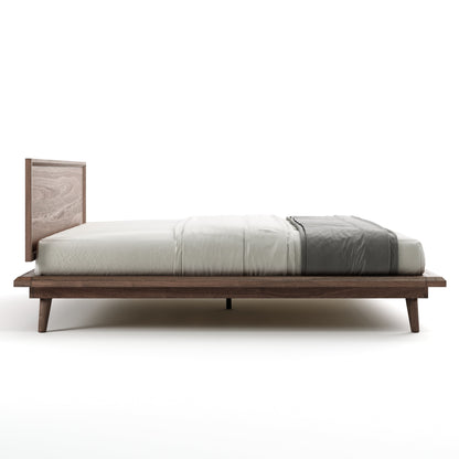 Bon Bed - Solid Teak/Walnut/Oak Wood (Queen)