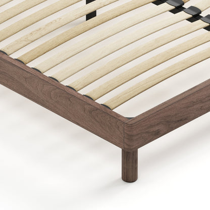 Mowa Bed - Solid Teak/Walnut/Oak Wood (King)
