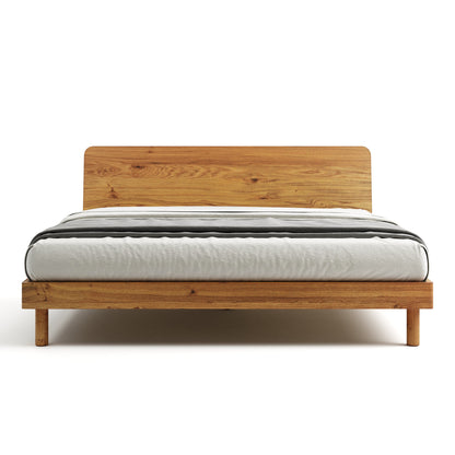 Mowa Bed - Solid Teak/Walnut/Oak Wood (King)