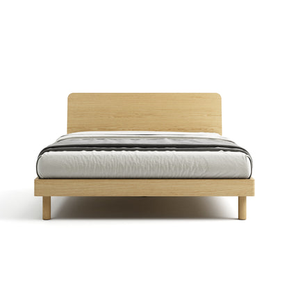 Mowa Bed - Solid Teak/Walnut/Oak Wood (Queen)