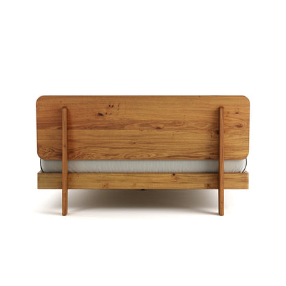 Mowa Bed - Solid Teak/Walnut/Oak Wood (Queen)
