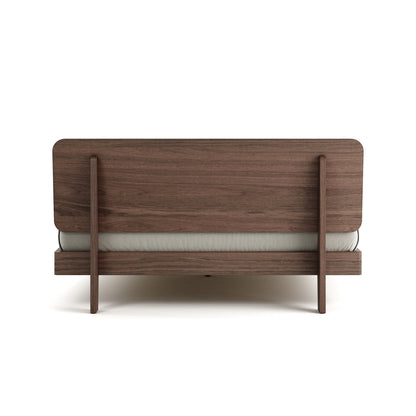 Mowa Bed - Solid Teak/Walnut/Oak Wood (Queen)
