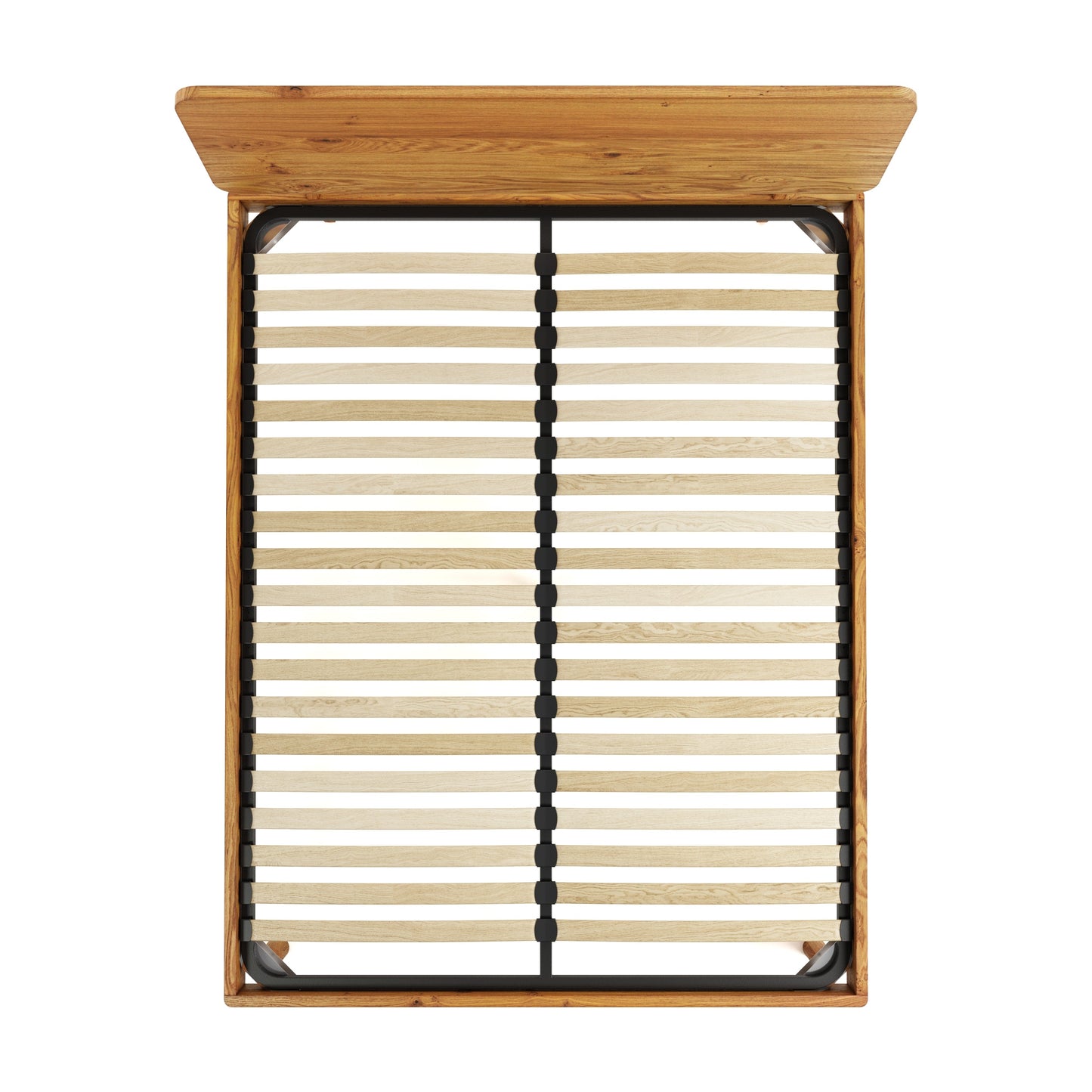 Mowa Bed - Solid Teak/Walnut/Oak Wood (Queen)