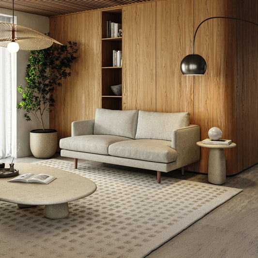 Anne Sofa | 2 Seater | Polyfill Cushion (5.6 feet) | Removable Fabric