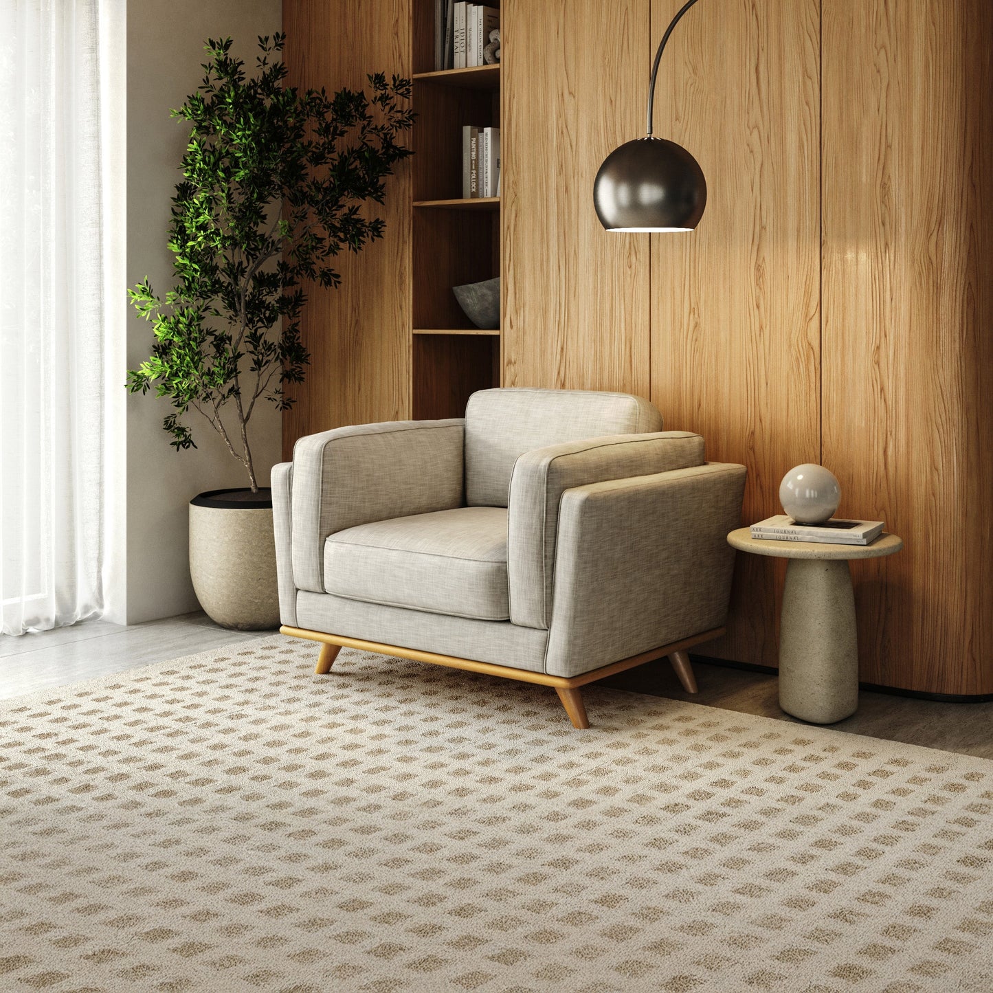 Lumo Sofa | 1 Seater | Polyfill Cushions