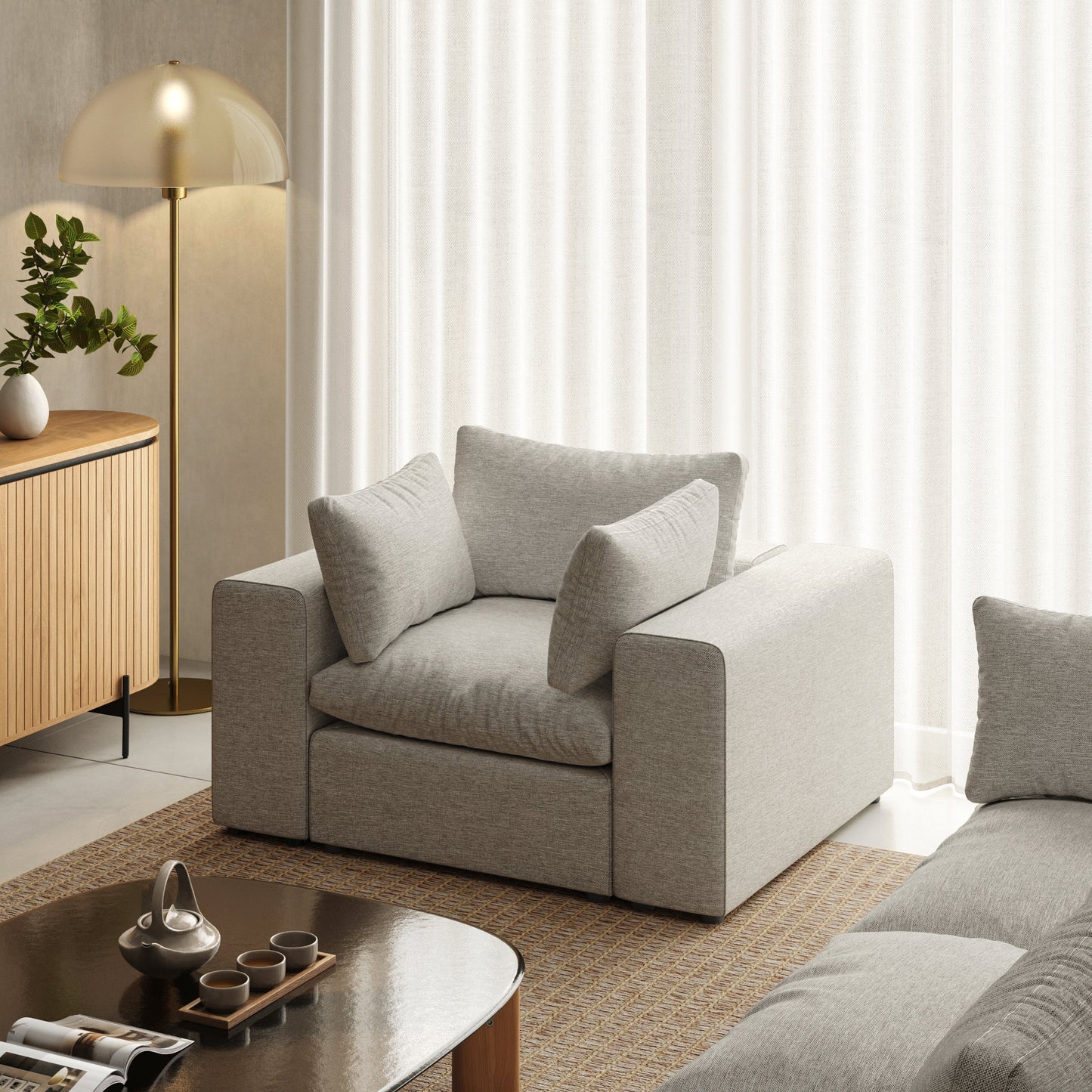 Node 2.0 Sofa | 1 Seater Sofa (4 feet)