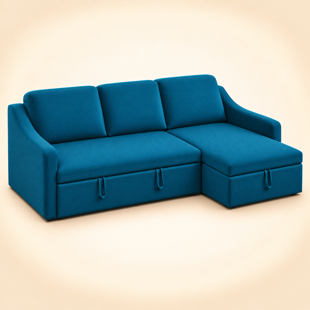 Plum Sofa Bed — 2+L