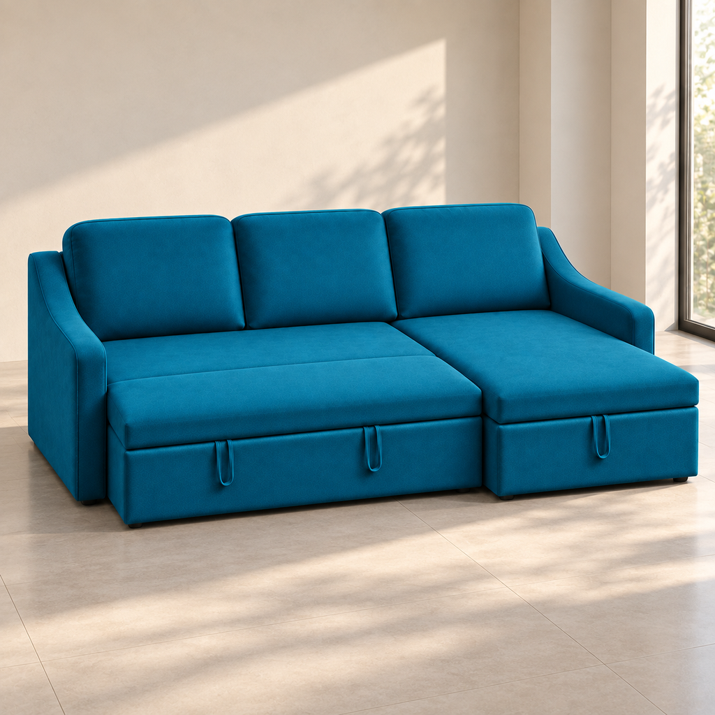 Plum Sofa Bed — 2+L