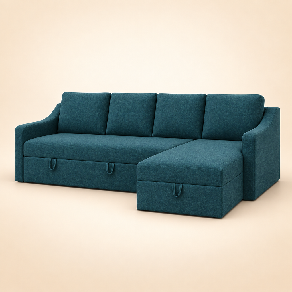 Plum Sofa Bed — 3+L
