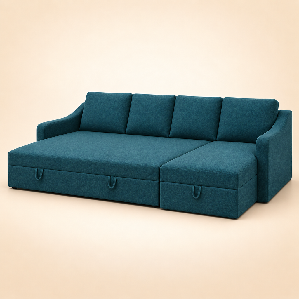 Plum Sofa Bed — 3+L