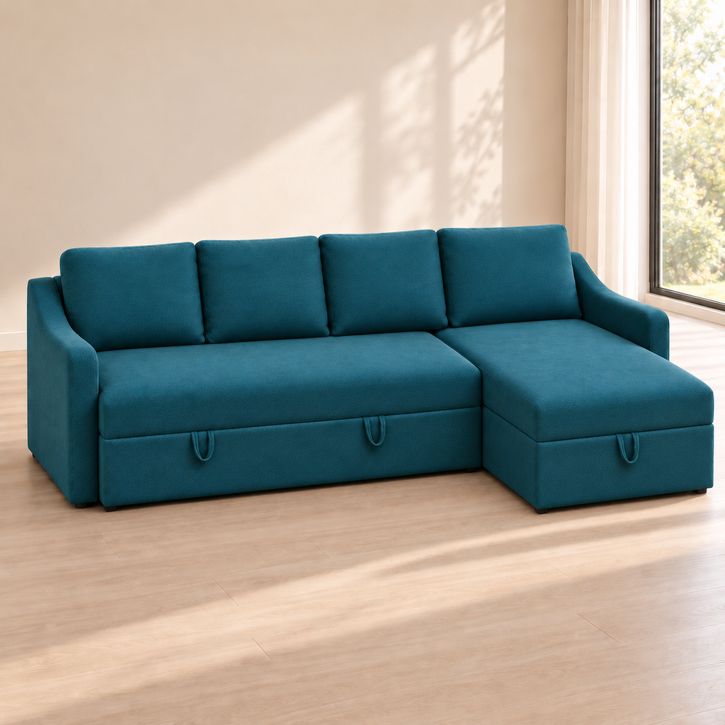 Plum Sofa Bed — 3+L