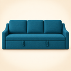 Plum Sofa Bed — 3 Seater