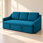 Plum Sofa Bed — 3 Seater